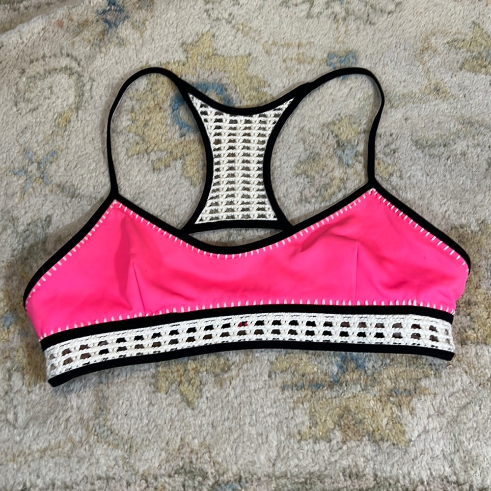 Victoria’s Secret, The Surf Crochet Bralette Bikini Top, So Cool Paired w/Black!